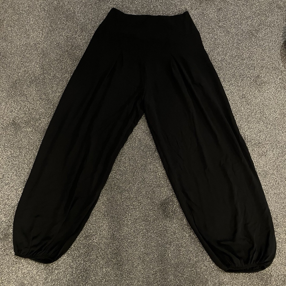 Victoria's Secret Size Small Sheer Black Harem Pants Sexy Swim Cover Up